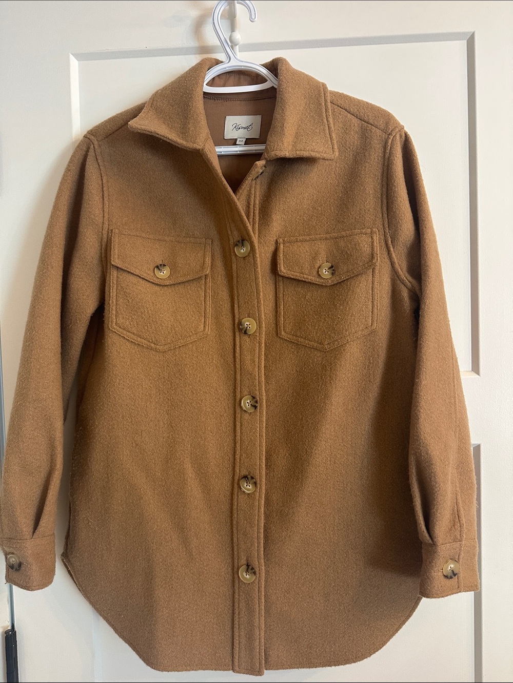 Kismet Camel Brown Shacket
